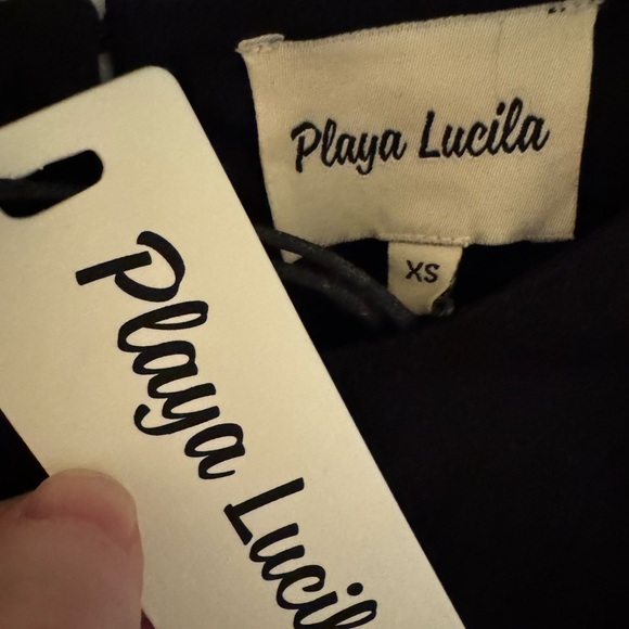 NWT Playa Lucila ‘Crew Top’ Black XS - Picture 3 of 3